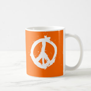 Fred. Kärlek. Java. Mugg - orange