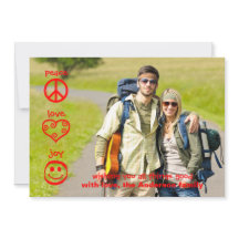 Fred, Kärlek, Joy - Julkort