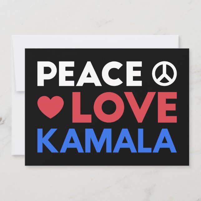 Fred Kärlek Kamala I - Kamala Harris För President (Framsida)