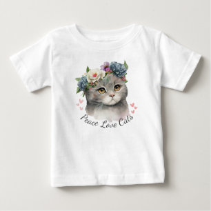 Fred kärlek katter t shirt