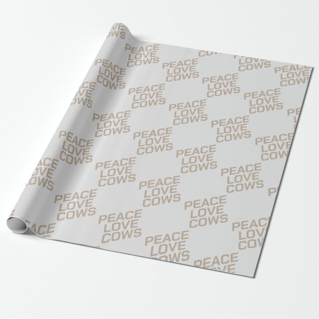 Fred Kärlek Kor Presentpapper (Utrullad)