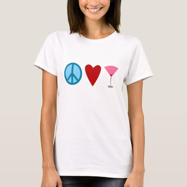 Fred, Kärlek, kosmopolitan T-shirt (Framsida)