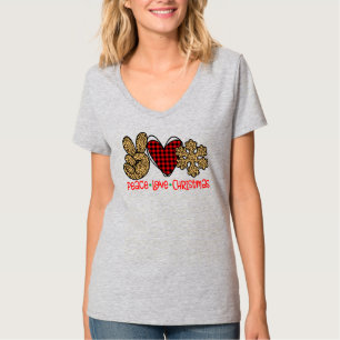 Fred, Kärlek, Leopard Snowflake T Shirt
