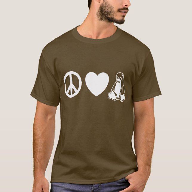 Fred kärlek, Linux Tee Shirt (Framsida)