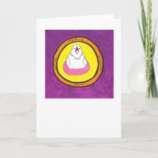 Fred. Kärlek. Ljust. Glädje. Lola. Helgkort