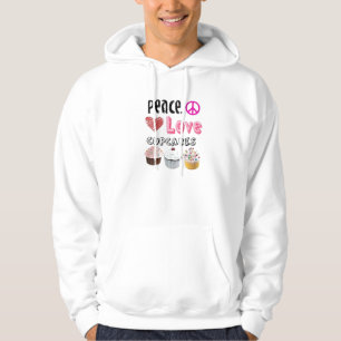 Fred, kärlek, muffinsar hoodie