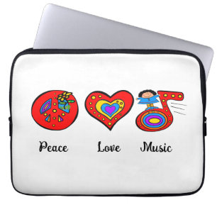 Fred, Kärlek, musik Laptop Fodral