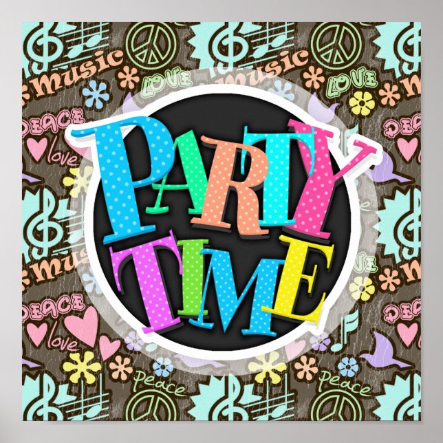 Fred, Kärlek, musik Poster (Framsidan)