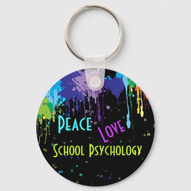 Fred, Kärlek, Nyckelring för skolpsykologi (Framsida)