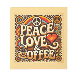 Fred, Kärlek och Anteckningsblock för kaffeåtertag