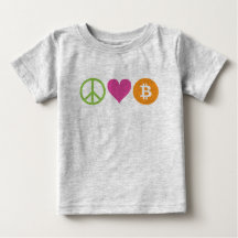 Fred, Kärlek och Bitcoin Småbarn Tee