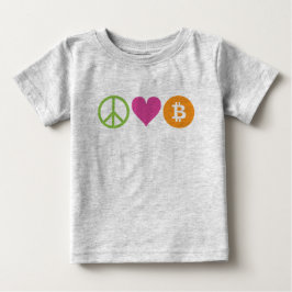 Fred, Kärlek och Bitcoin Småbarn Tee