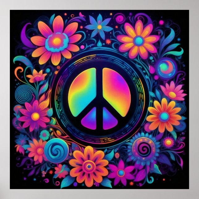 Fred, Kärlek och blommor Poster (Framsidan)