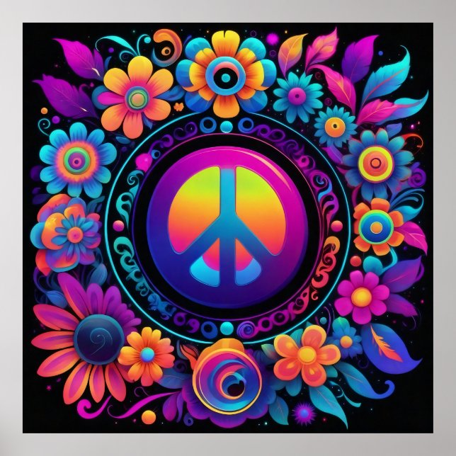 Fred, Kärlek och blommor Poster (Framsidan)