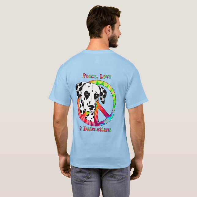 Fred, Kärlek och Dalmatier T Shirt (Hel baksida)