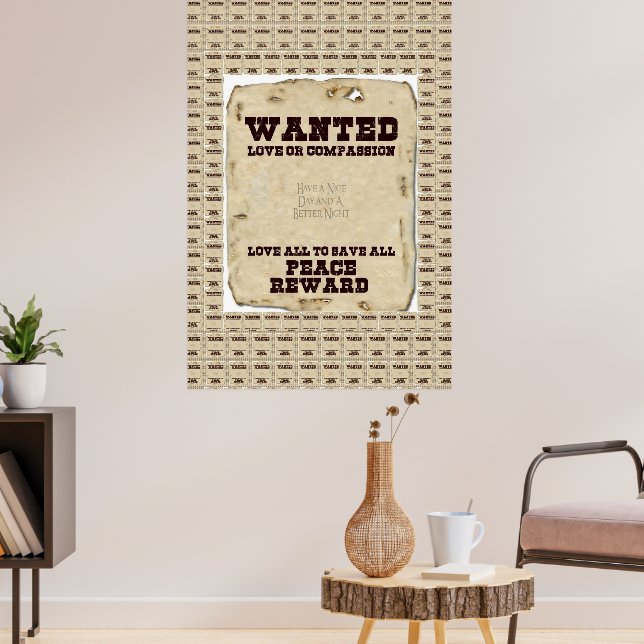 Fred Kärlek och enighet Poster (Vardagsrum 3)