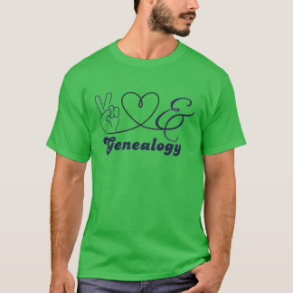 Fred kärlek och genealogi t shirt