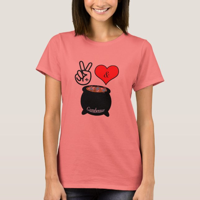 Fred, Kärlek och Gumbo T-Shirt (Framsida)