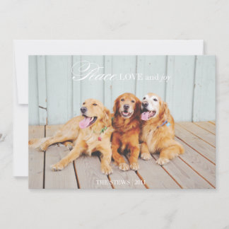 Fred, Kärlek och Joy Card Julkort