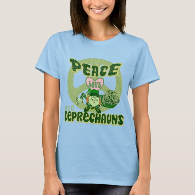 Fred Kärlek och Leprechaunsar! Tee (Framsida)