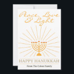 Fred, Kärlek och ljus | Foto på familjen Hanukkah Julkort<br><div class="desc">Fred,  Kärlek och ljus | Foto på familjen Hanukkah</div>