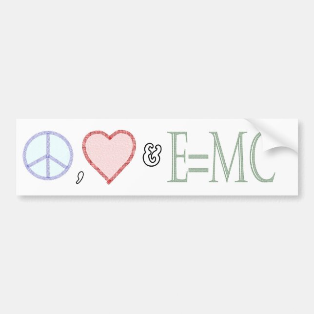 Fred, kärlek och överenskommelse bildekal (Framsidan)