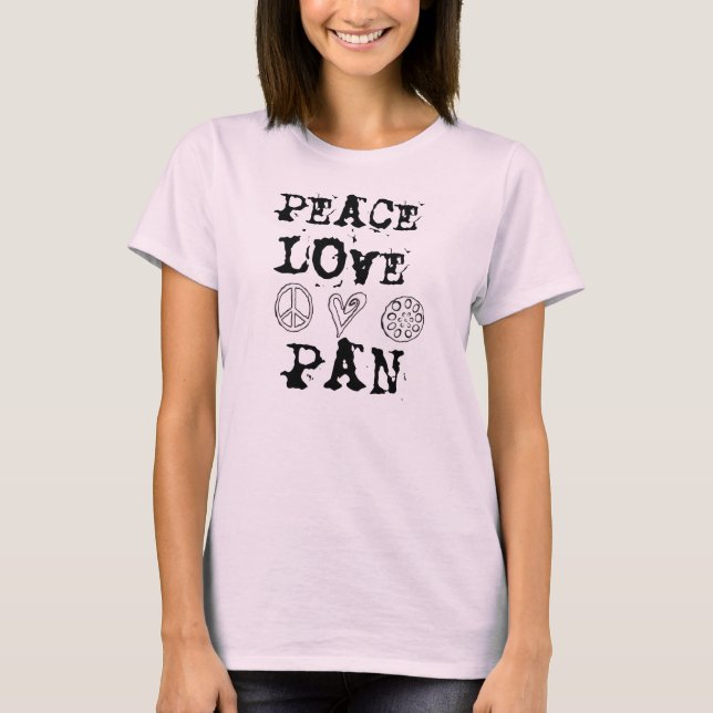 Fred, Kärlek och Pan-skjorta T-shirt (Framsida)