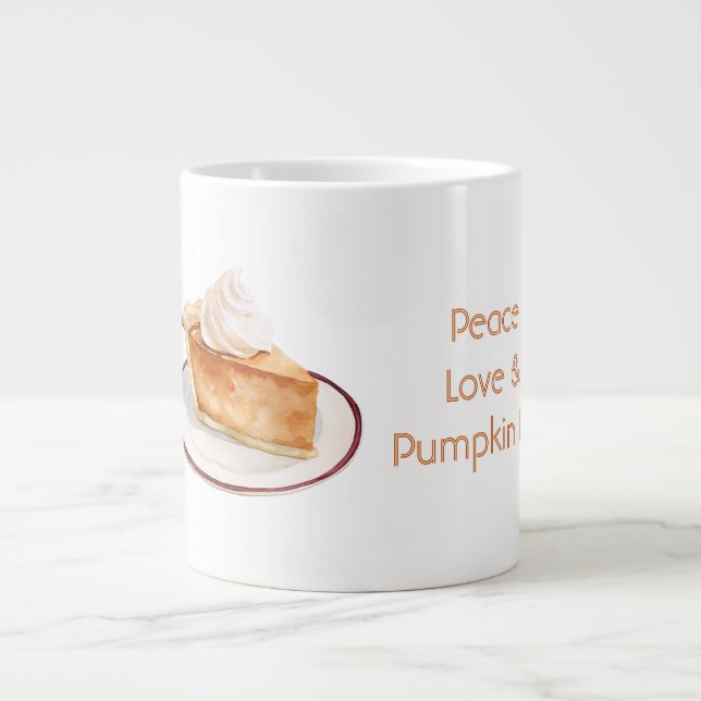 Fred kärlek och pumpapaj jumbo mugg (Framsidan)