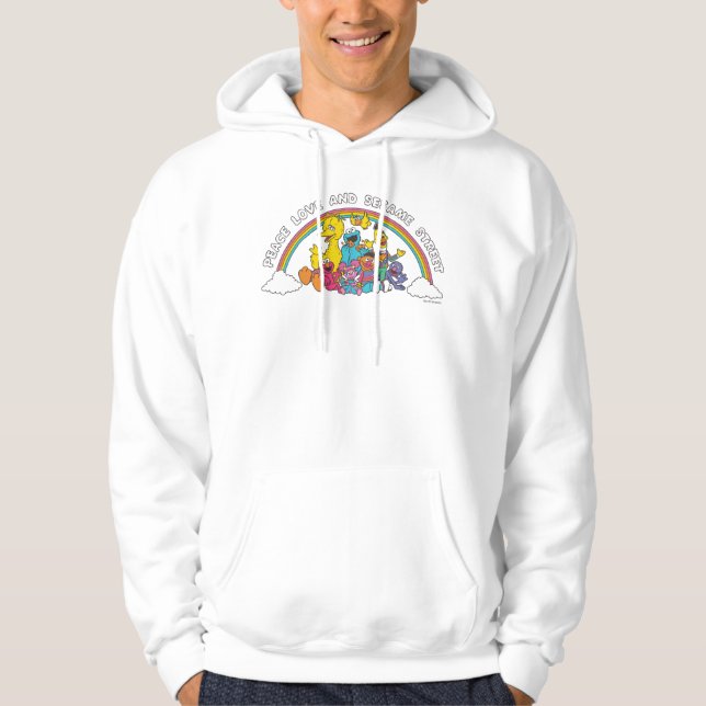Fred, Kärlek och Sesame Street Hoodie (Framsida)