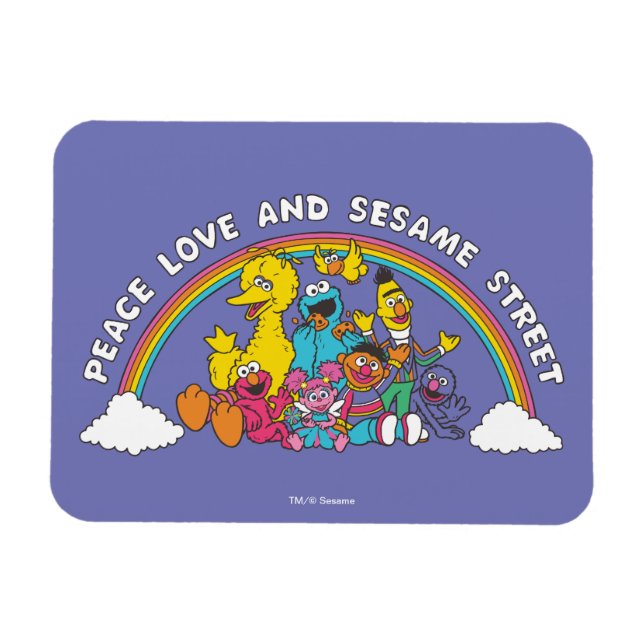 Fred, Kärlek och Sesame Street Magnet (Horisontell)