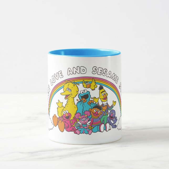 Fred, Kärlek och Sesamgatan Mugg (Center)
