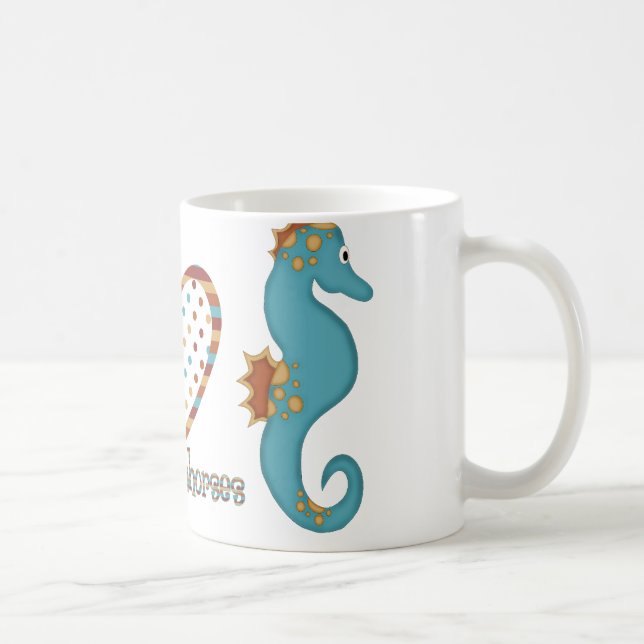Fred, Kärlek och sjöhästar Kaffemugg (Höger)