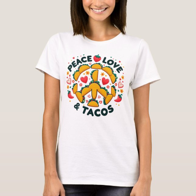 Fred, Kärlek och Tacos T-shirt (Framsida)