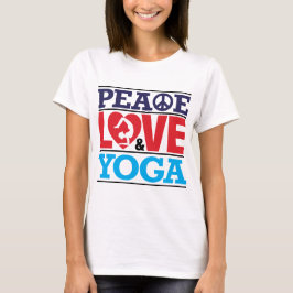 Fred, kärlek och Yogaskjorta T-shirt