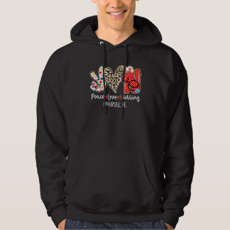 Fred kärlek omvårdnad sjuksköterska liv sjuksköter hoodie