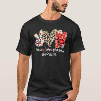 Fred kärlek omvårdnad sjuksköterska liv sjuksköter t shirt