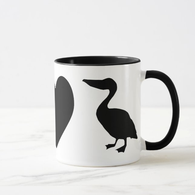 Fred, Kärlek & Pelikaner Mugg (Höger)