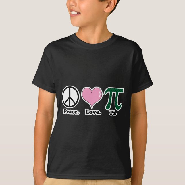 fred kärlek pi tee shirt (Framsida)