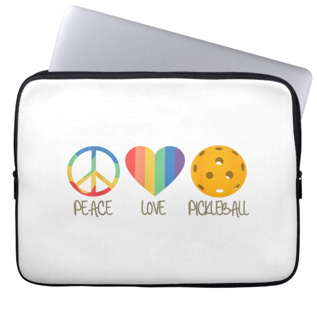 Fred kärlek Pickleball  Laptop Fodral (Framsidan)