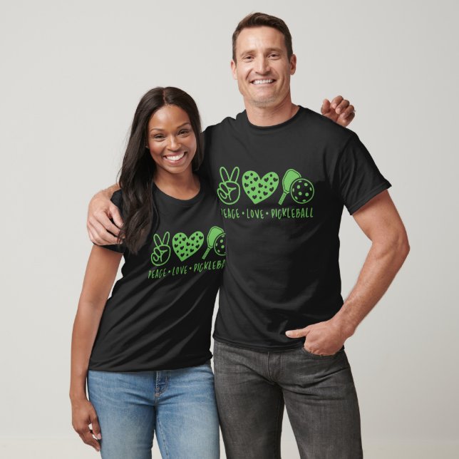 Fred kärlek Pickleball T Shirt (Unisex)
