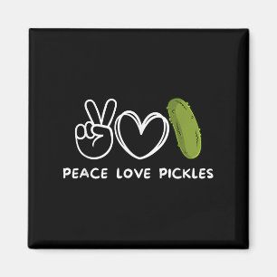 Fred, Kärlek Pickles Retro Pickles Älskare Food Äl Magnet