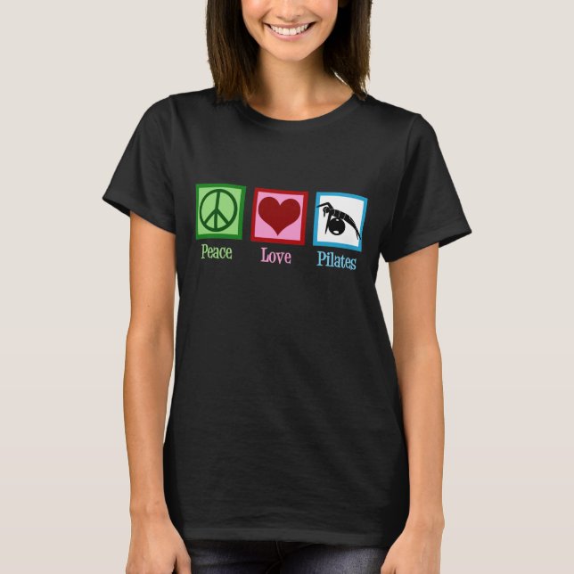 Fred Kärlek Pilates T Shirt (Framsida)