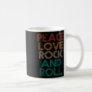 Fred kärlek Rock N Roll Tee Vintage Band Rock Conc Kaffemugg