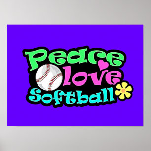 Fred kärlek, softball poster