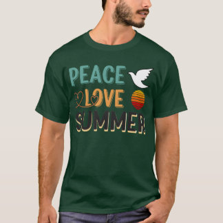 Fred kärlek sommar sommarlov design rolig t shirt
