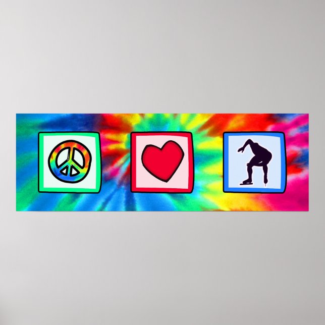 Fred, Kärlek, Speed Skating Poster (Framsidan)