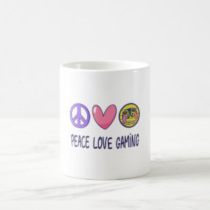 Fred kärlek spelande kaffemugg