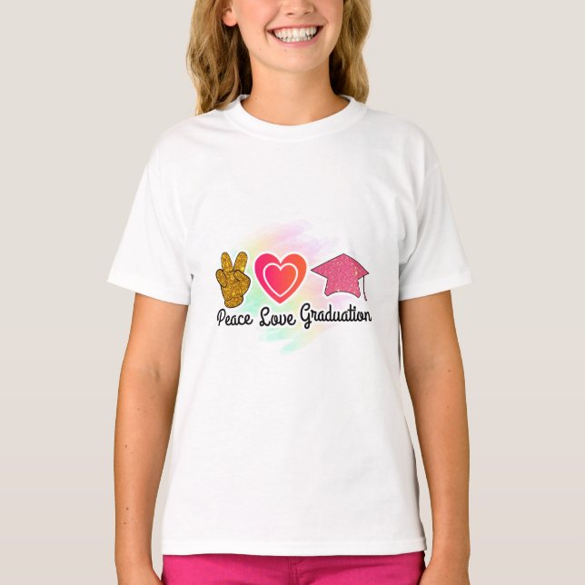 Fred, Kärlek, Studenten T Shirt (Framsida)