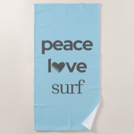Fred Kärlek Surf Liv Kustblå Surfande Grafisk