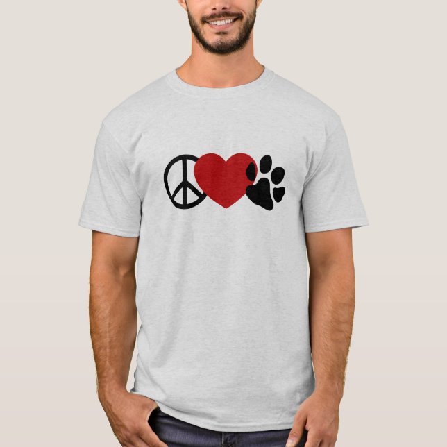 Fred-Kärlek-Tass T Shirt (Framsida)